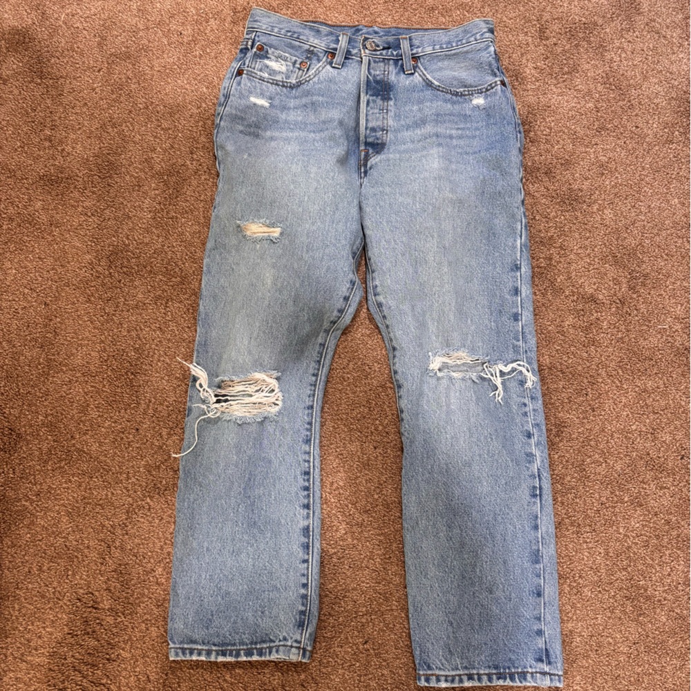 Levi's Woman’s 501 Crop Straight Leg W27/L26